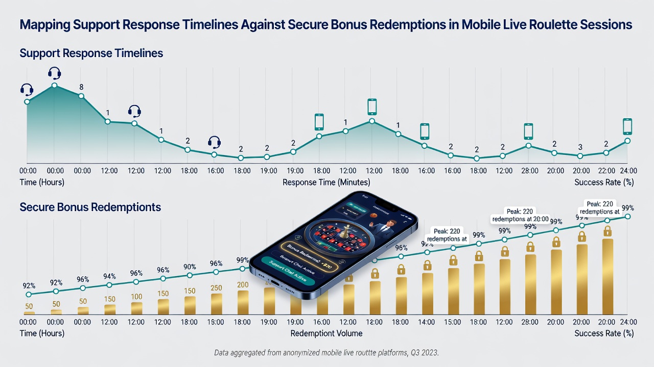 Visualisierung der Korrelation zwischen Support-Timelines und Bonus-Transaktionen auf mobilen Geräten